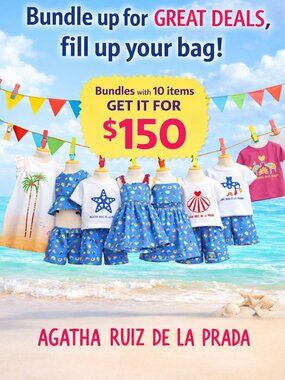 Agatha Ruiz De La Prada kids clothing closet sale!